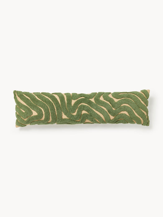 Cushion Cover Mareva with Tufted Wavy Pattern