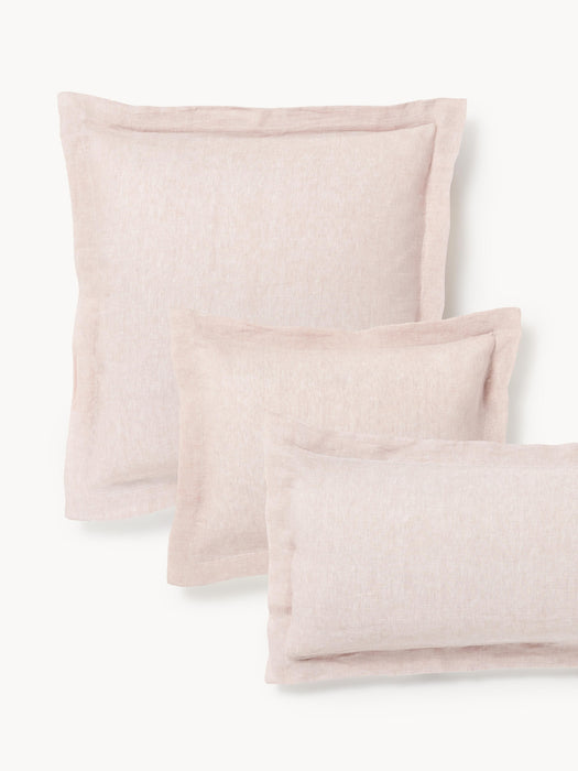 Linen Pillowcase Linna with Oxford Border