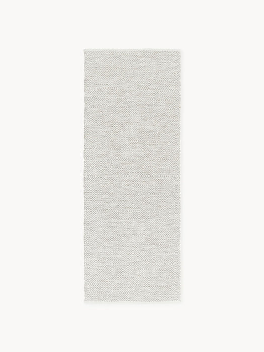 Rika Hand-Woven Indoor & Outdoor Runner with Diamond Pattern