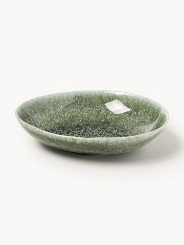 Macey Handmade Organic Shaped Soup Plates, Set of 4