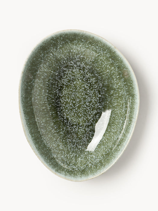 Macey Handmade Organic Shaped Soup Plates, Set of 4