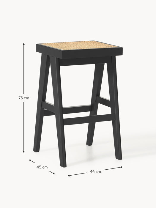Bar Stool Sissi with Viennese Wickerwork
