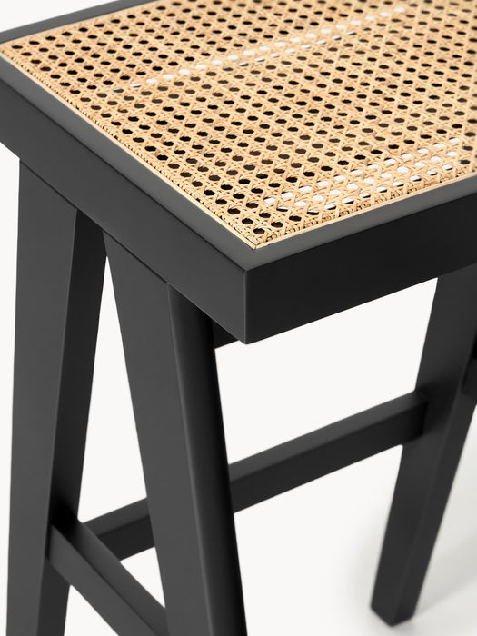 Bar Stool Sissi with Viennese Wickerwork