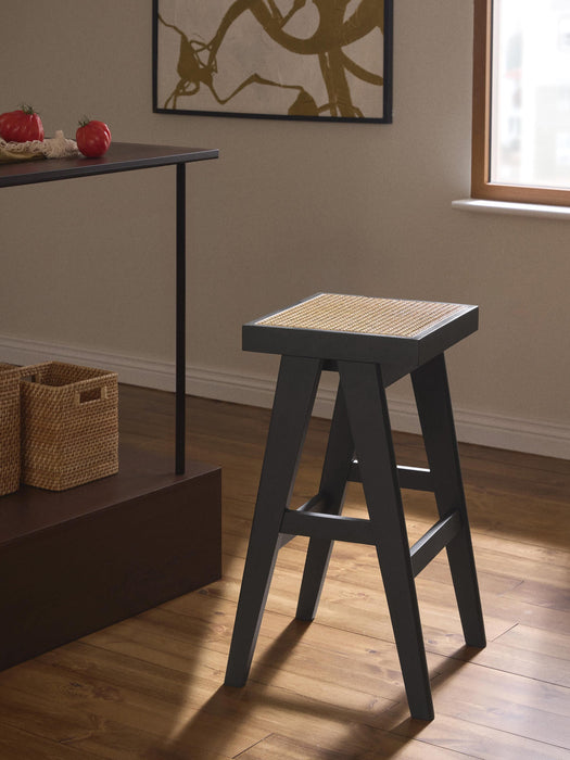 Sissi Bar Stool with Viennese Wickerwork