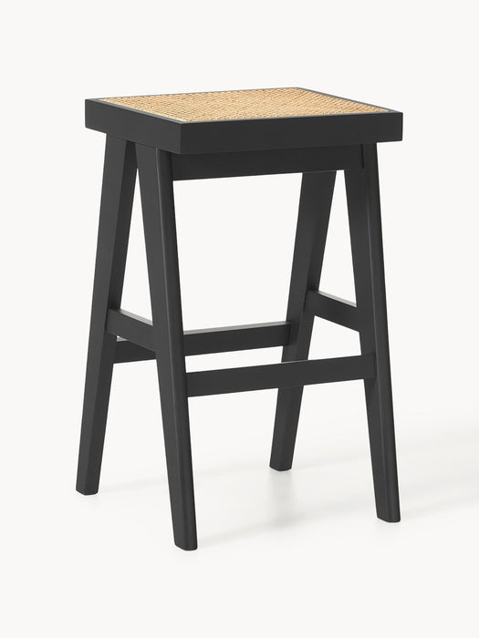 Sissi Bar Stool with Viennese Wickerwork