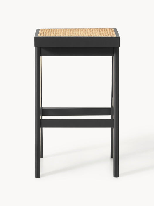 Sissi Bar Stool with Viennese Wickerwork