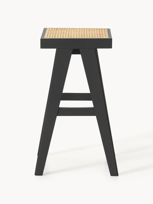 Sissi Bar Stool with Viennese Wickerwork
