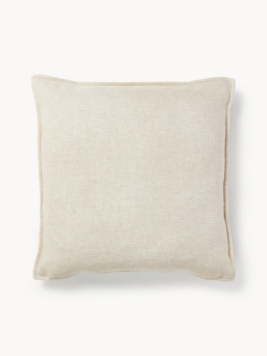 Large Linen Blend Sofa Cushion Lennon 60x60 cm