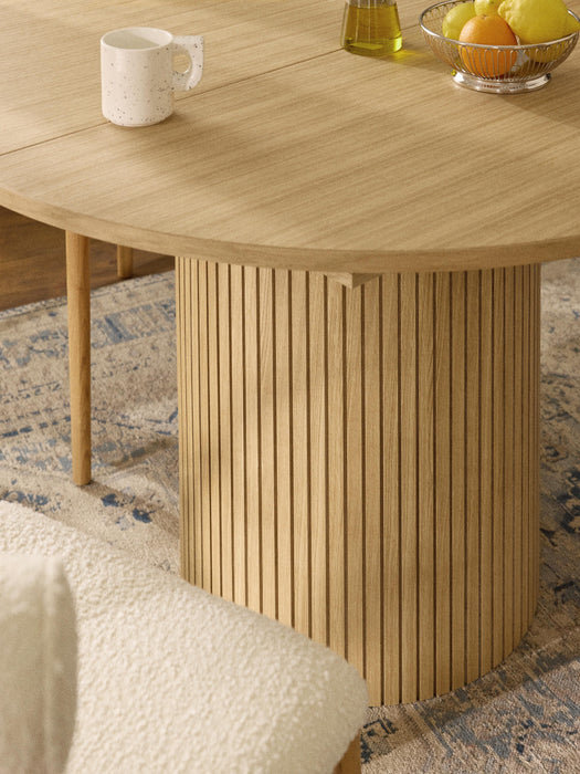 Extendable Dining Table Filo with Groove Structure 120