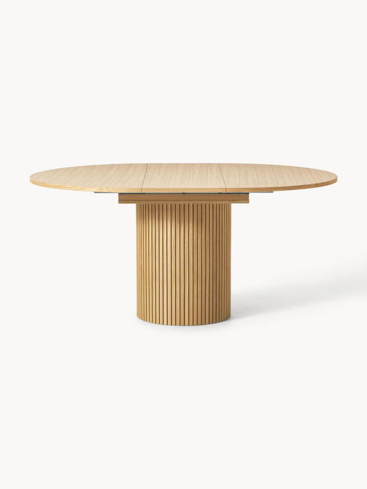Filo Extendable Dining Table with Groove Structure, 120 - 160 x 75 cm