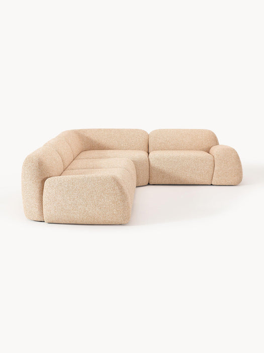 Wolke Modular Bouclé Corner Sofa (4-seater)