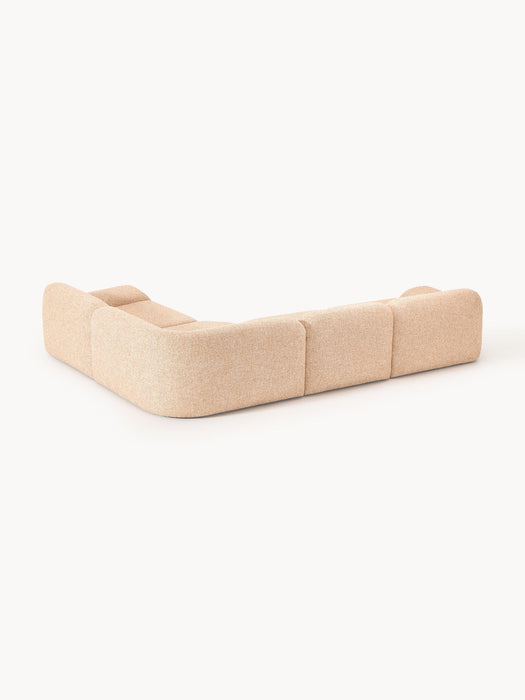 Wolke Modular Bouclé Corner Sofa (4-seater)