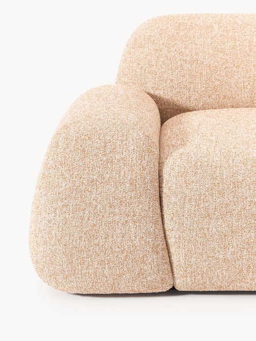 Modular Boucl Corner Sofa Wolke 4-seater