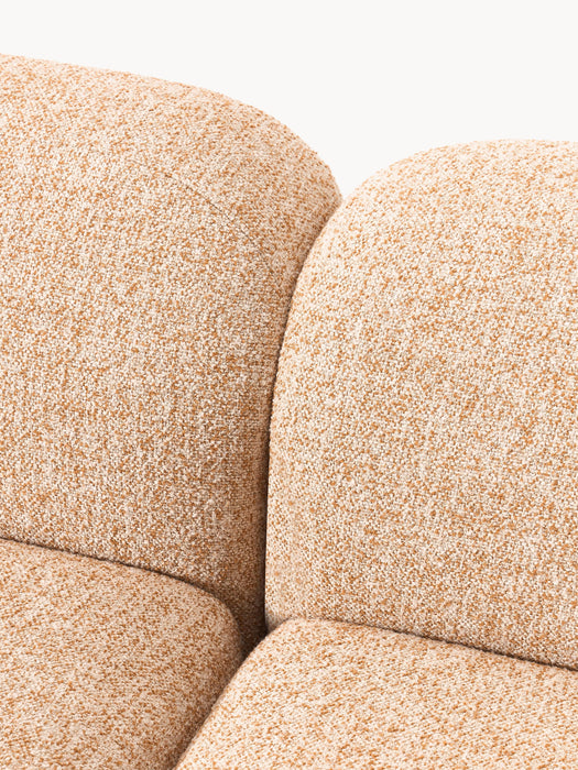 Modular Boucl Corner Sofa Wolke 4-seater