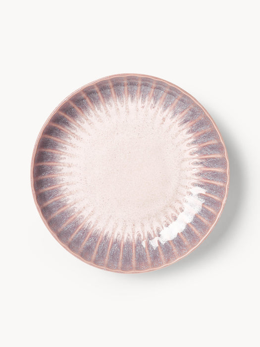 Handmade Vinci Tableware Set with Reactive Glaze 4 People Set of 12