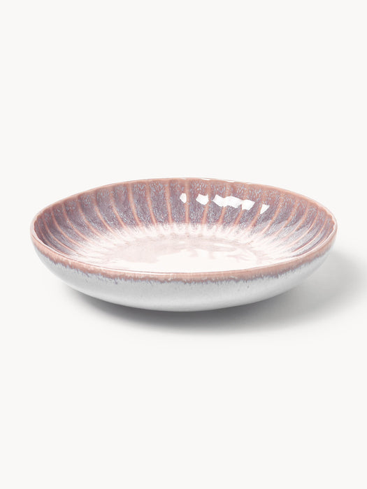 Handmade Vinci Tableware Set with Reactive Glaze 4 People Set of 12
