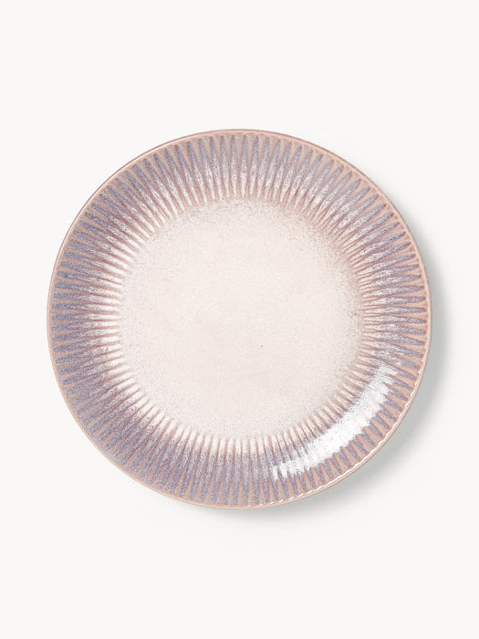Vinci Handmade Tableware Set with Reactive Glaze, 4 People, Set of 12