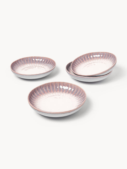Handmade Vinci Tableware Set with Reactive Glaze 4 People Set of 12