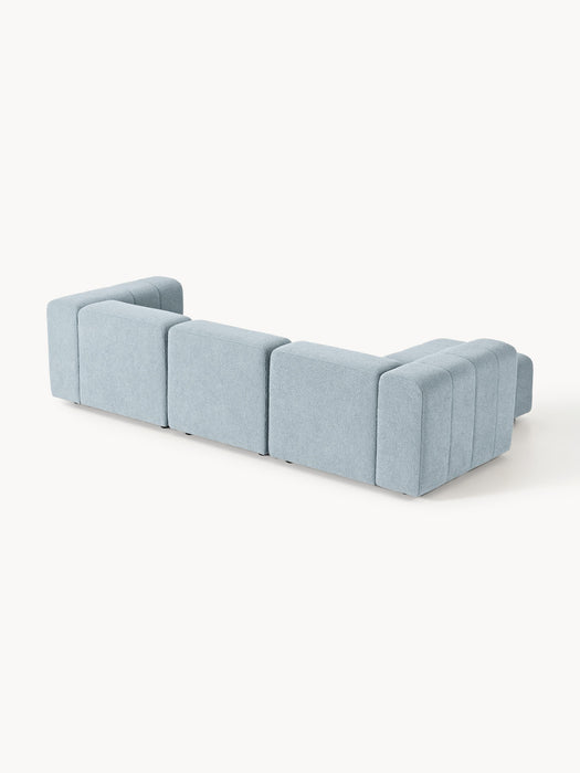 Boucl Modular Sofa Lena 4-seater with Ottoman leftright