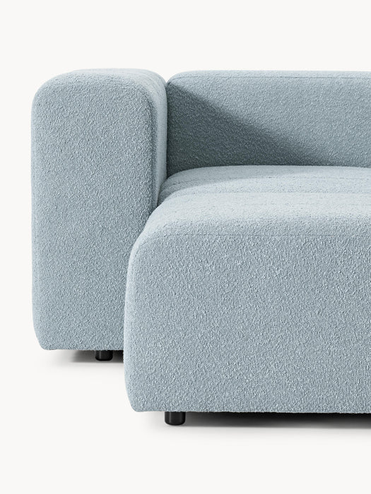 Boucl Modular Sofa Lena 4-seater with Ottoman leftright