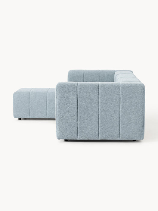 Boucl Modular Sofa Lena 4-seater with Ottoman leftright