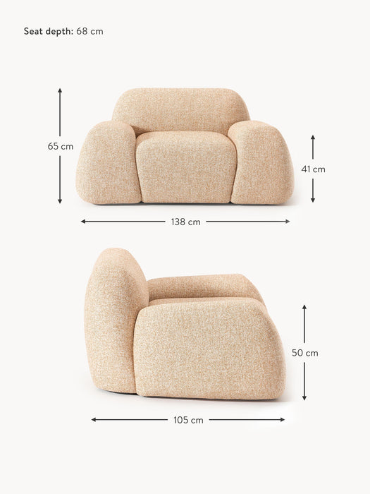 Boucl Lounge Chair Wolke