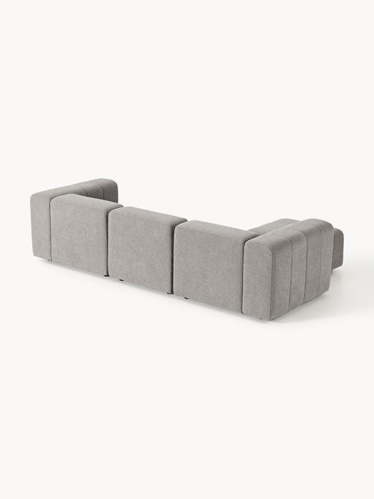 Boucl Modular Sofa Lena 4-seater with Ottoman leftright