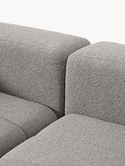 Boucl Modular Sofa Lena 4-seater with Ottoman leftright