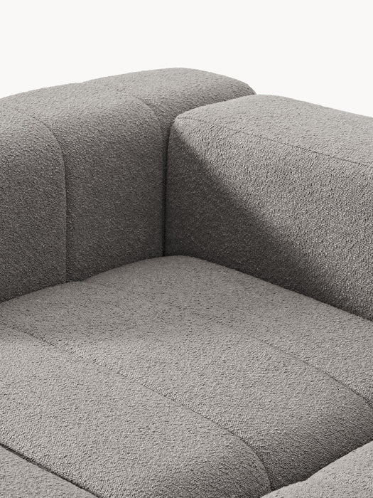 Boucl Modular Sofa Lena 4-seater with Ottoman leftright