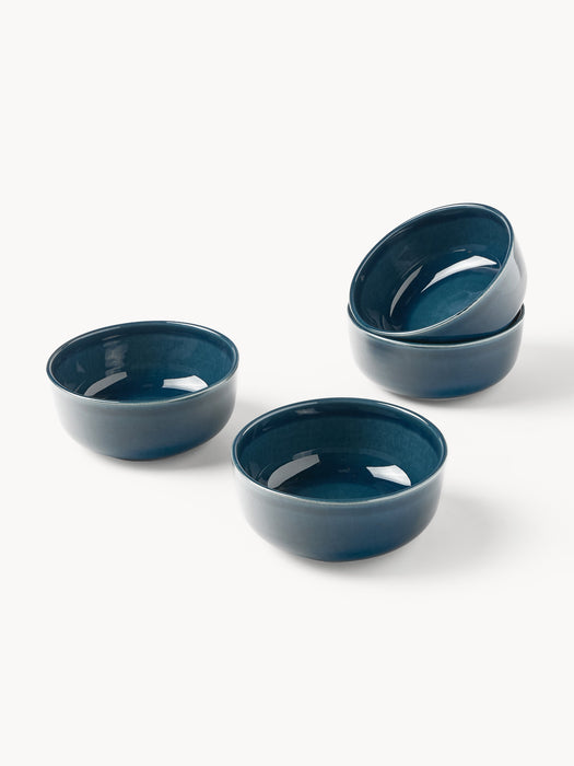Handmade Reactive Glaze Tableware Set Ethel 4 people Set of 12