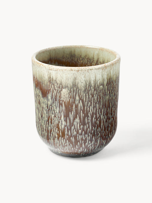 Danza Handmade Cups with Reactive Glaze, Set of 4