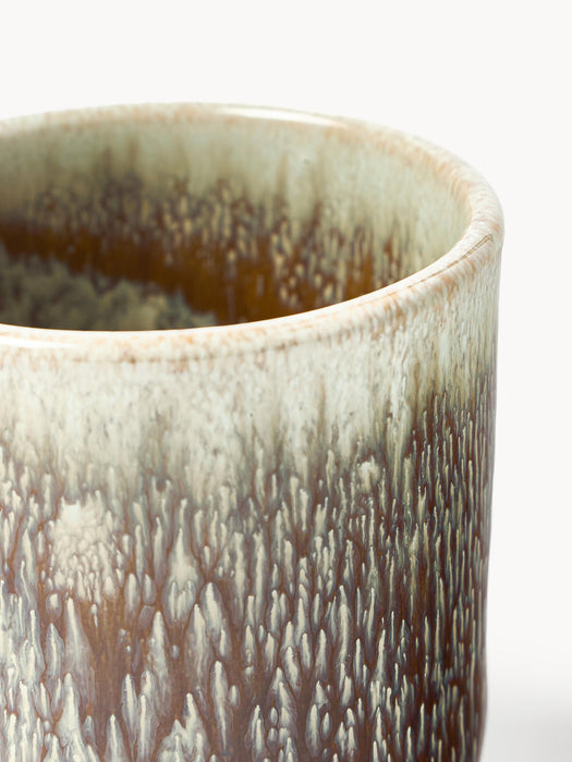 Danza Handmade Cups with Reactive Glaze, Set of 4