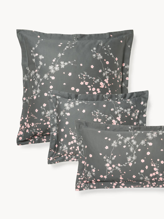 Cotton Satin Pillowcase Sakura with Floral Print
