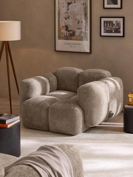 Tayla Teddy BouclÃ© Lounge Chair