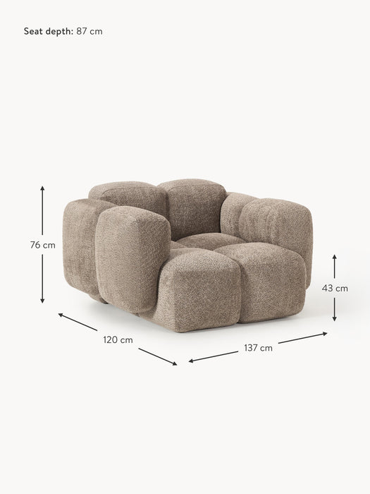 Teddy Boucl Lounge Chair Tayla