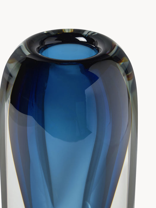 Tyron Mouth-Blown Glass Vase, H 33 cm