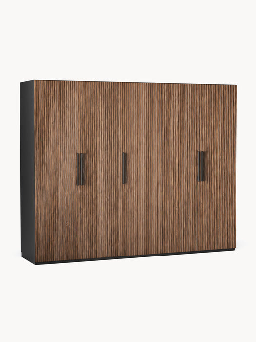Modular Revolving Door Wardrobe Simone 250 cm Wide in various sizes