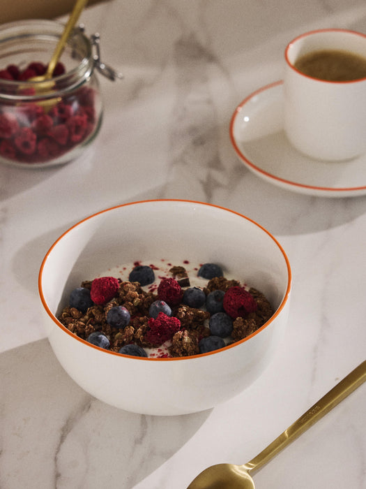 Porcelain Cereal Bowls Facile Set of 2
