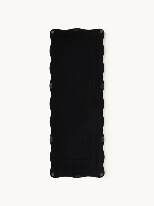 Full Length Mirror Reggie with Wavy Metal Frame