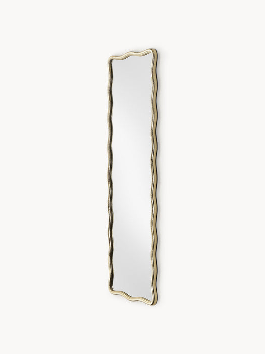 Full Length Mirror Reggie with Wavy Metal Frame