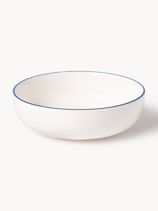 Small Porcelain Soup Plates Facile Set of 2