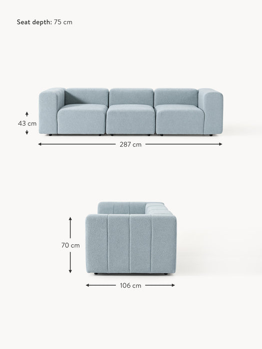 Boucl Modular Sofa Lena 4-seater