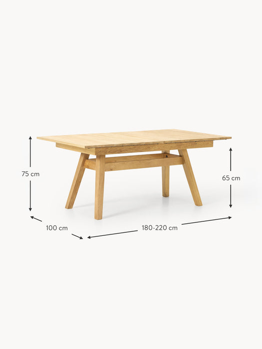 Extendable Dining Table Ethan 180