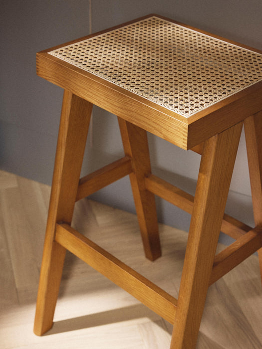 Bar Stool Sissi with Viennese Wickerwork