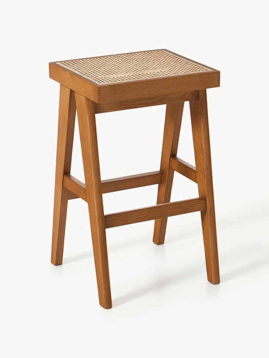 Sissi Bar Stool with Viennese Wickerwork