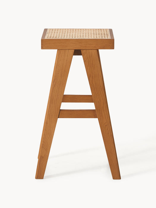 Sissi Bar Stool with Viennese Wickerwork