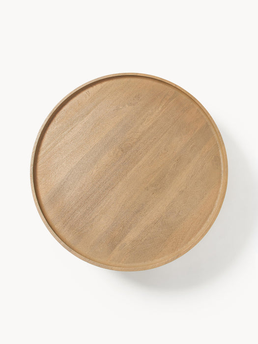Round XL Mango Wood Coffee Table Benno