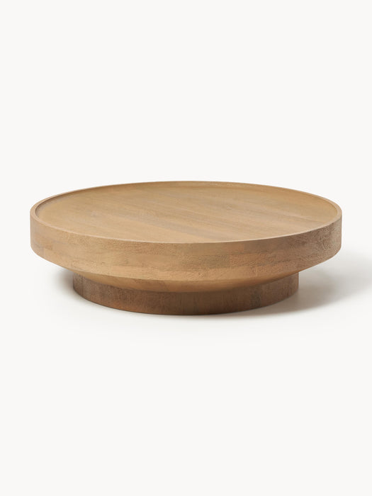 Round XL Mango Wood Coffee Table Benno