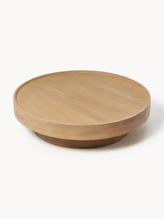 Round XL Mango Wood Coffee Table Benno