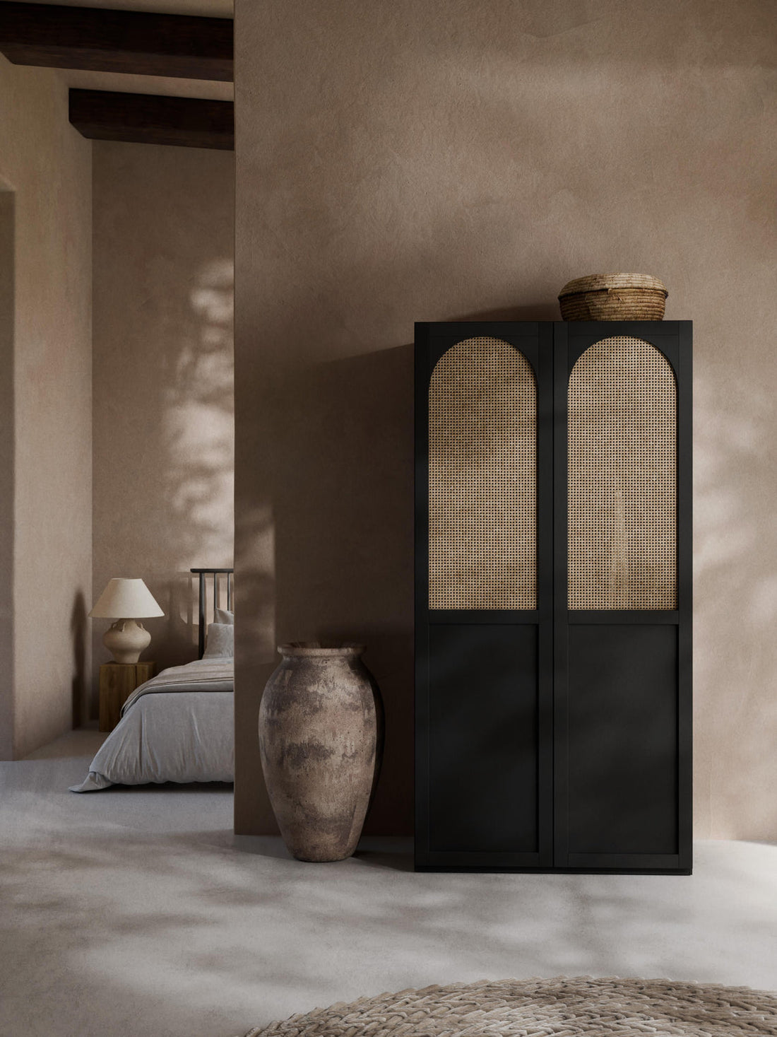 Jeanne Modular Hinged Door Wardrobe, 100 cm Wide, in various sizes